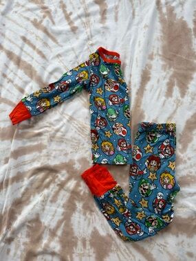Little Snuggles Mario Bamboo PJ Set - 3